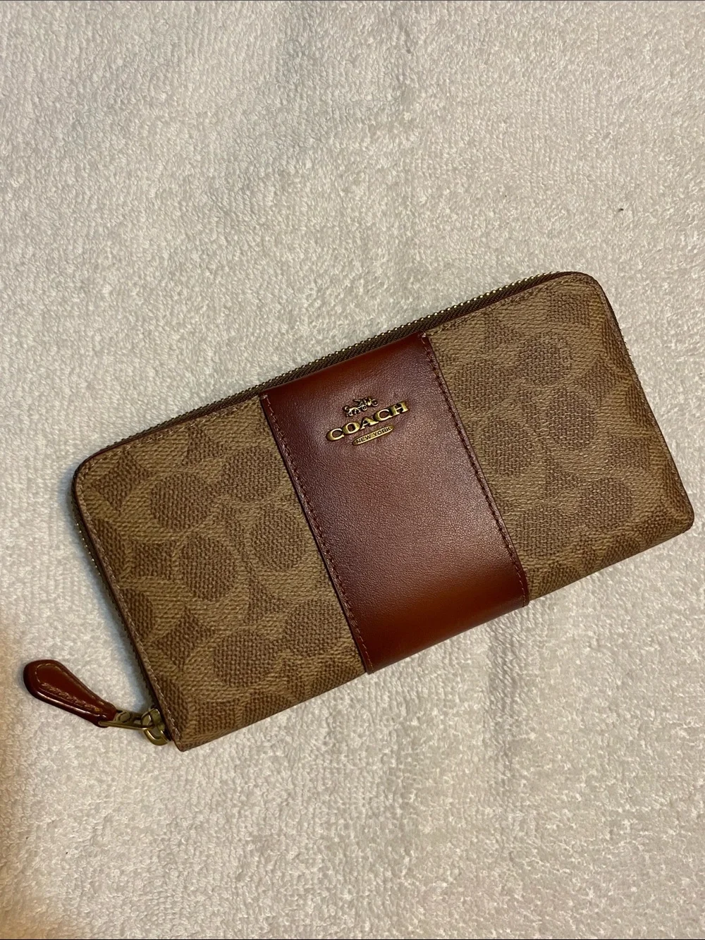Coach Zip Around Wallet